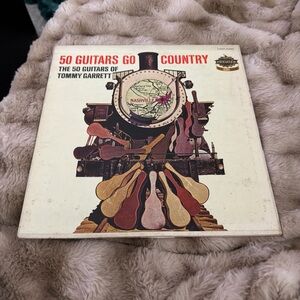50 Guitars Go Country Vinyl Record